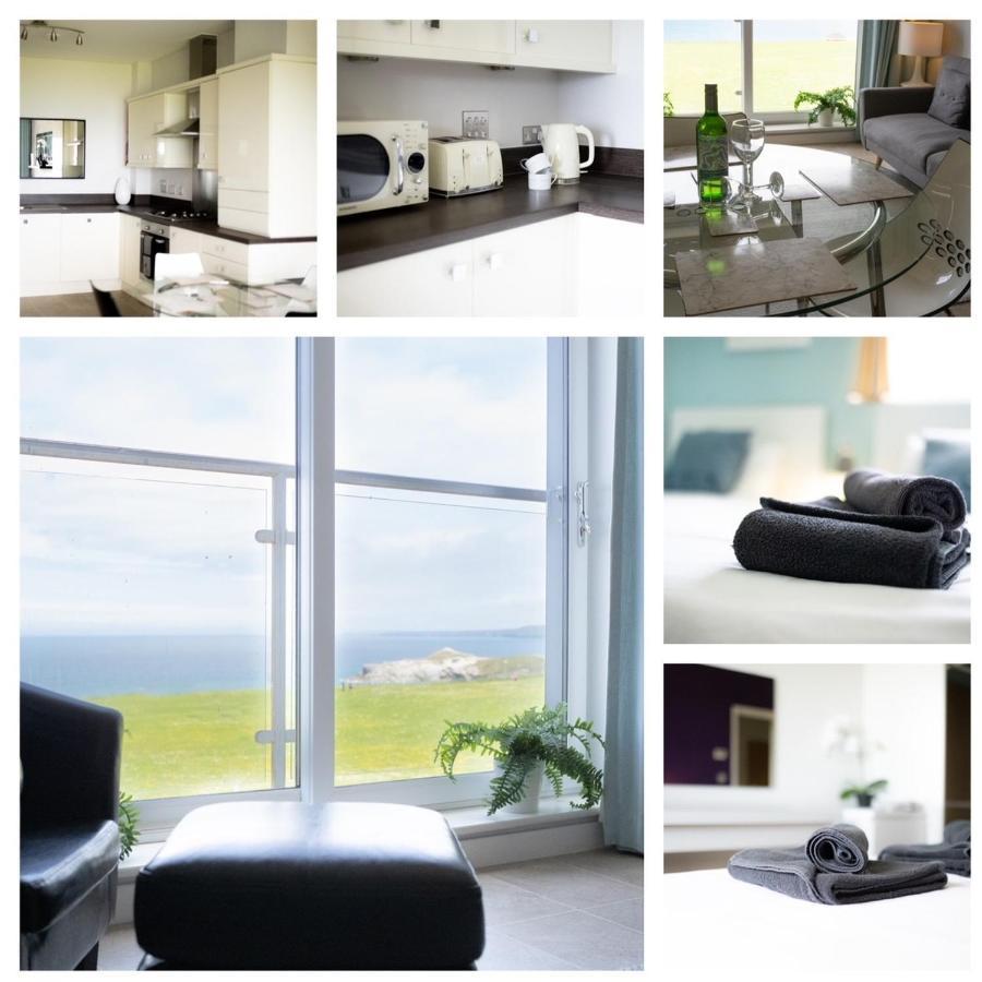 Stunning Sea Views, Luxury Apartment Beaches & Restaurants Are A Short Walk Away New Quay Esterno foto